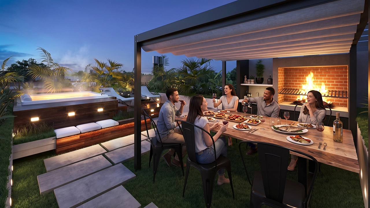 Alvear Building - Private Terrace & Rooftop Visualization