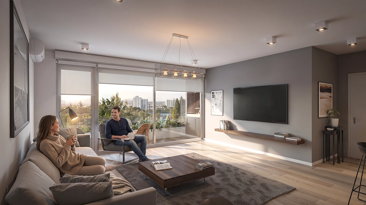 Alvear Building - Contemporary Living Room Visualization