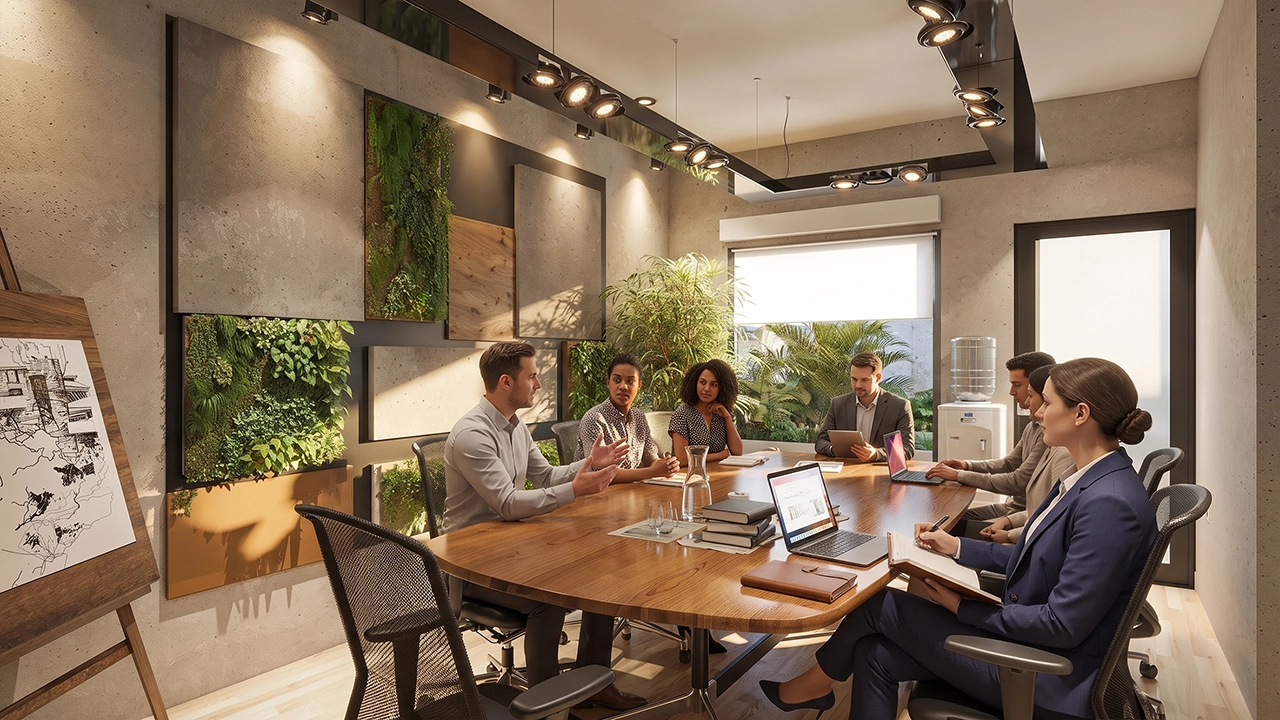 Alvear Building - Professional Meeting Room 3D Rendering