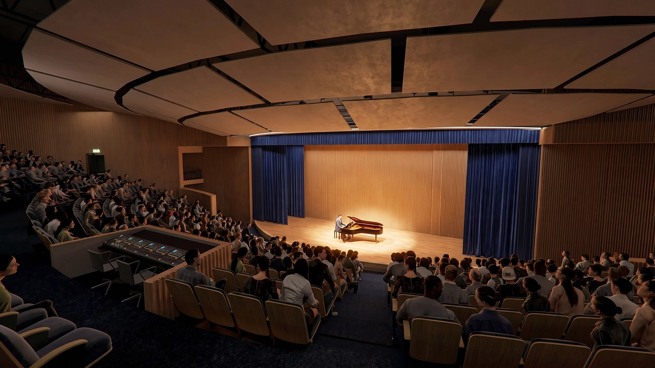 San Andres Auditorium - Auditorium Stage & Seating Visualization