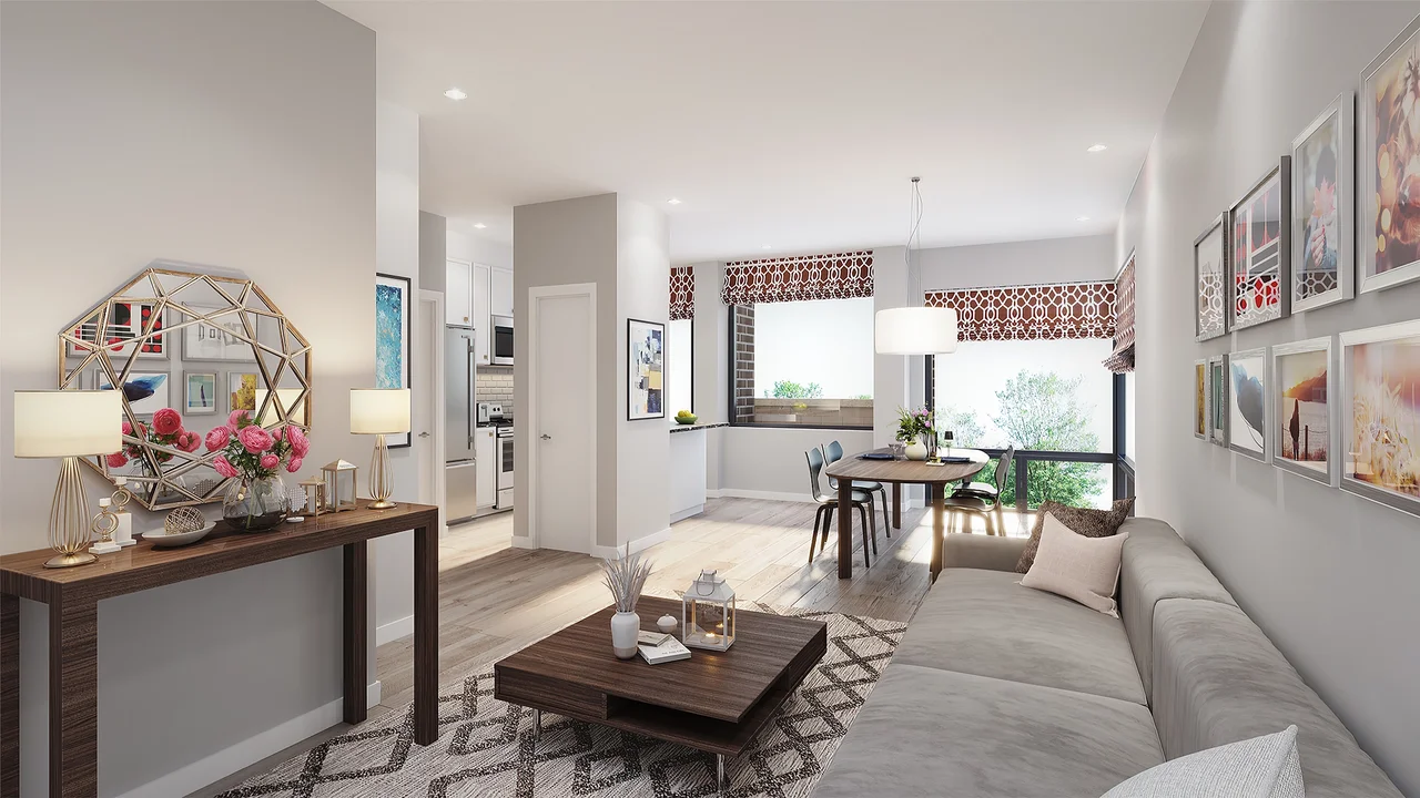 Boss Luxury Towns - Luxury Kitchen Design 3D Visualization