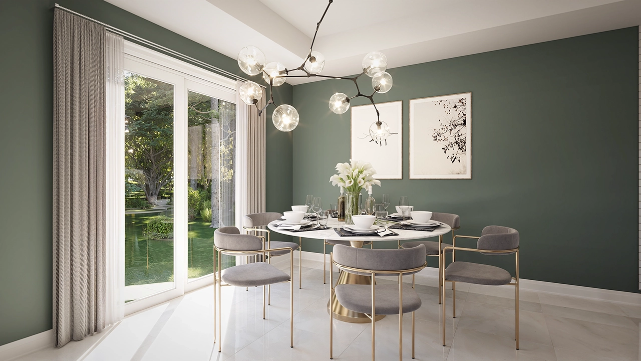 cork and vines breakfast nook design