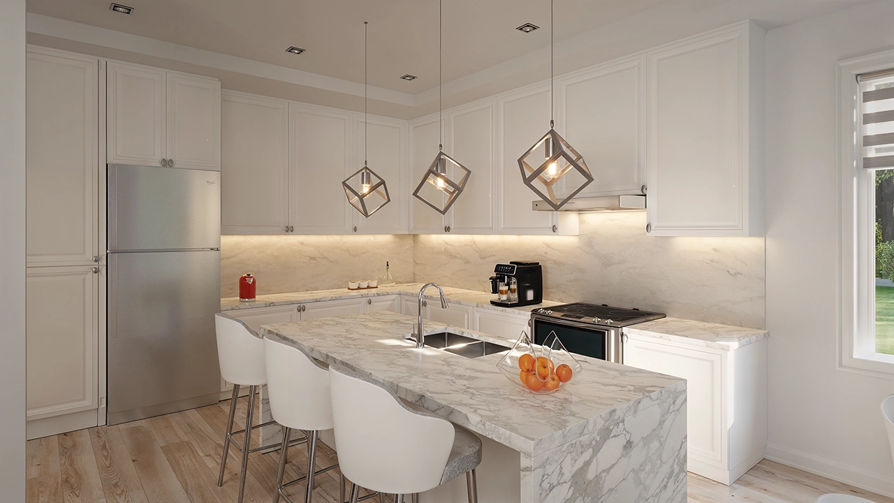 cork and vines kitchen render