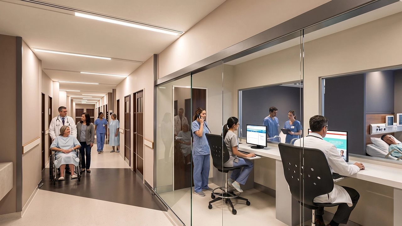 Hospital Italiano - Hospital Corridor and Interior Lighting Design