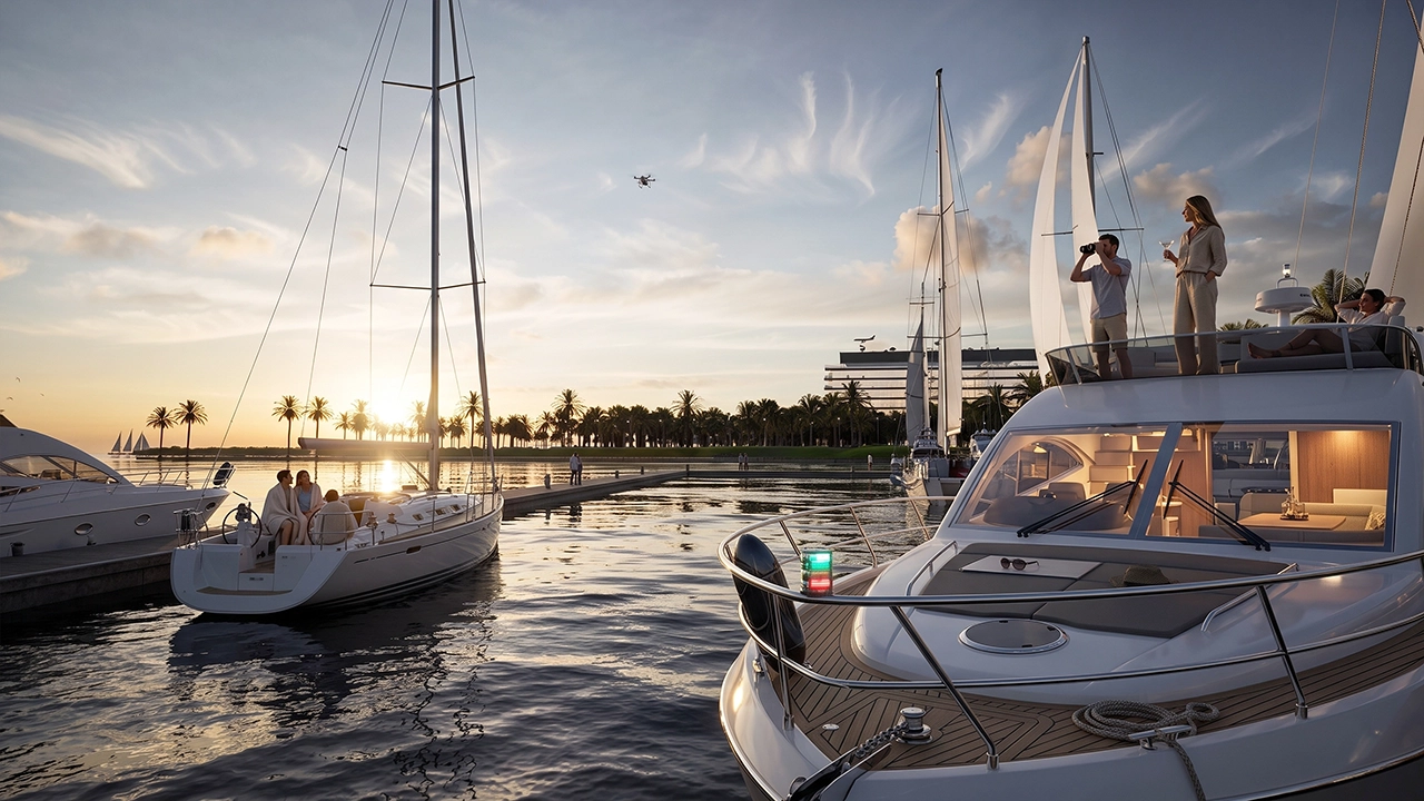 Kenton Residences - Luxury Residential Waterfront View 3D Rendering