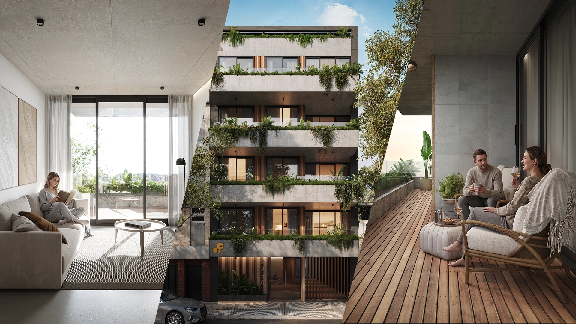 Manzanares 3D architectural rendering in Argentina for Biteria