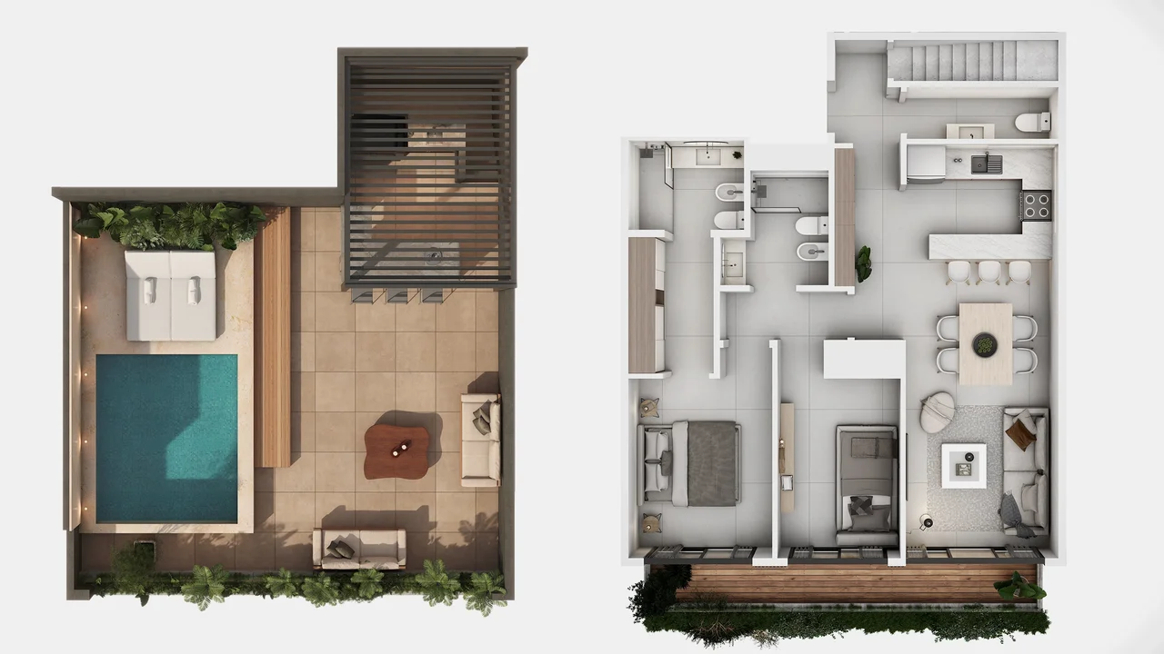 Manzanares Project - Detailed Architectural Floor Plan Visualization