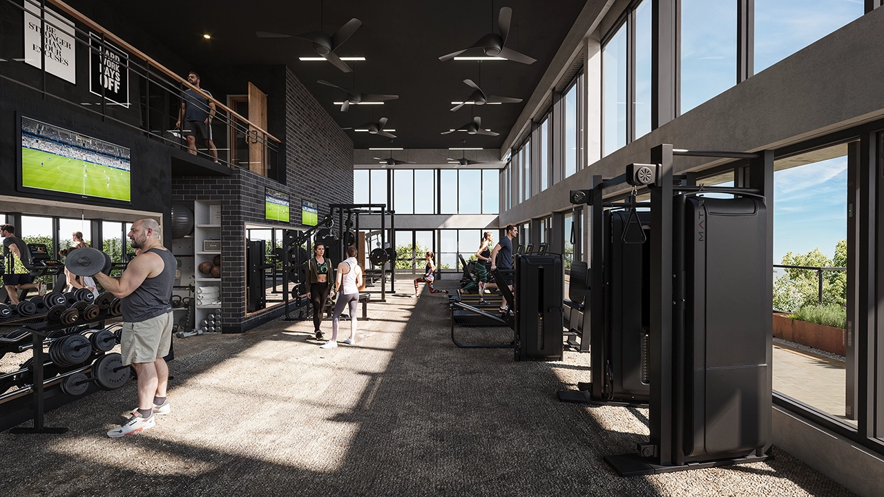 interior gym fitness