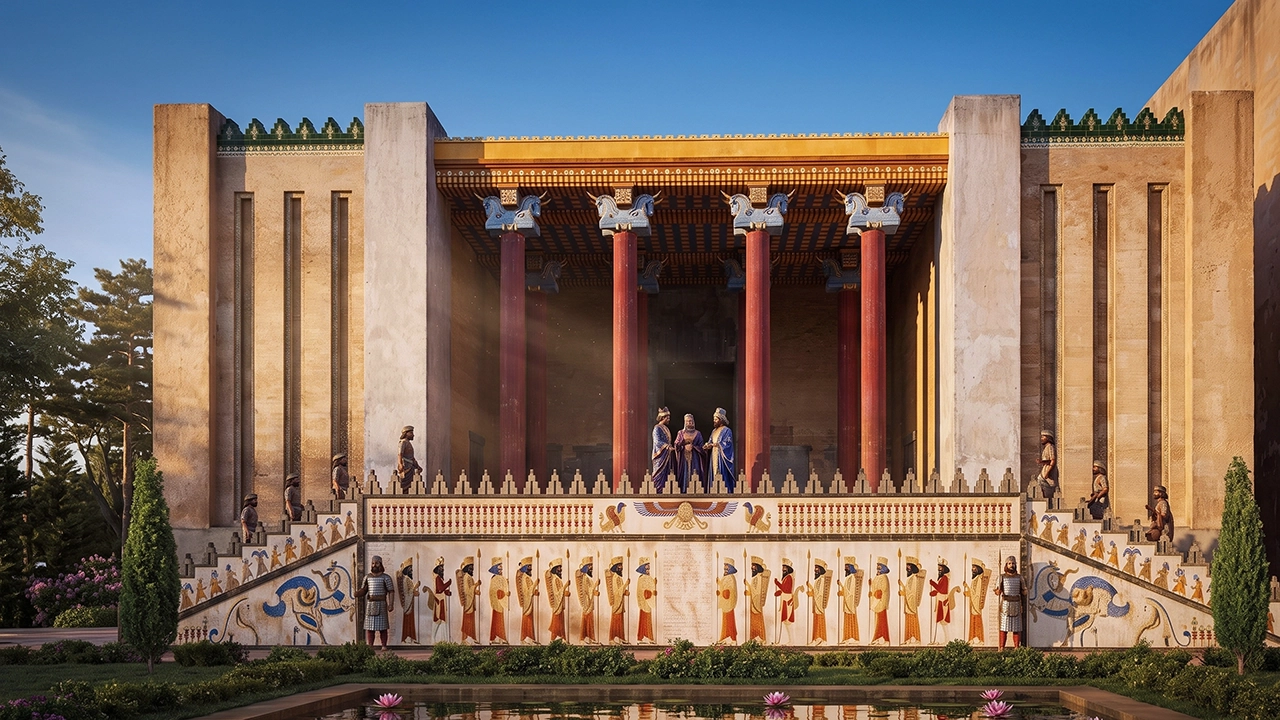 Persepolis Tachara 3D - Palace of Darius Architectural Rendering
