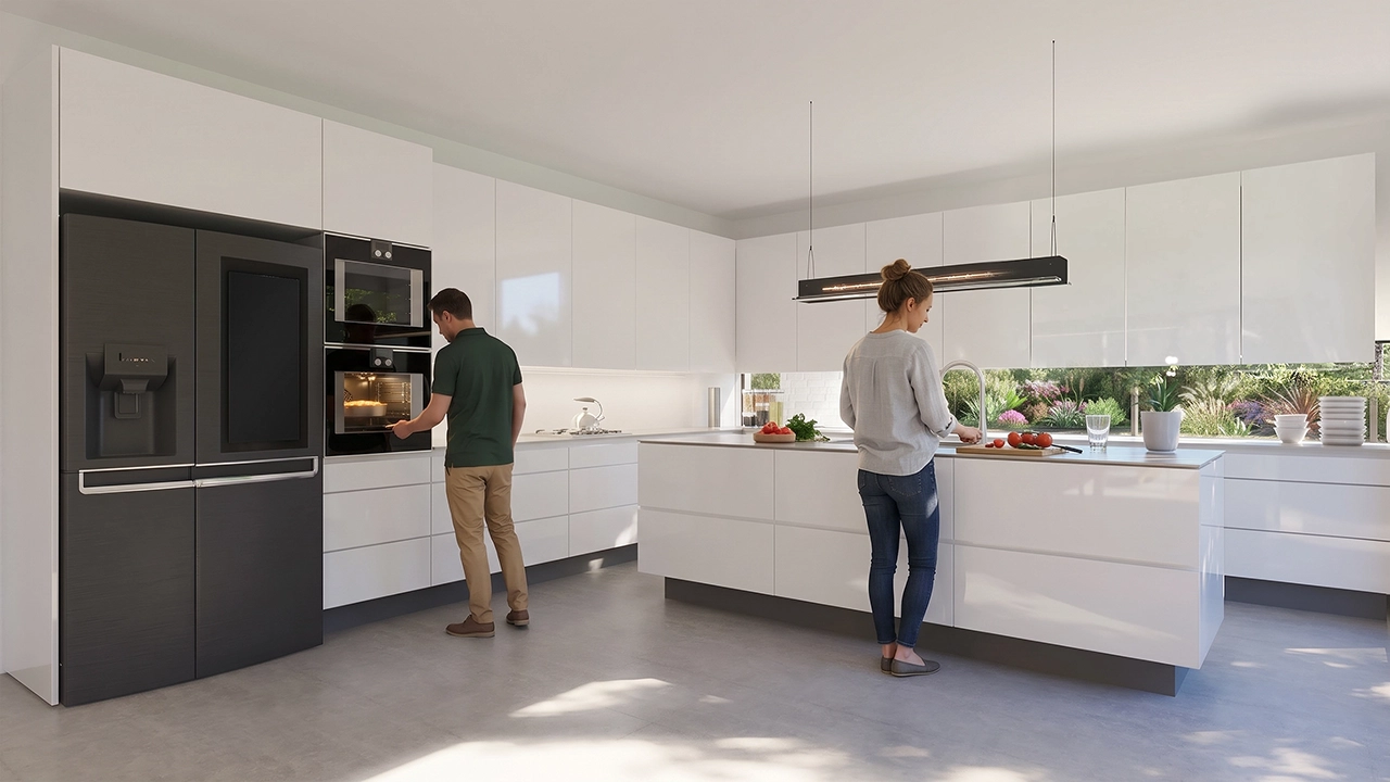Smart Living 5 - Contemporary Kitchen Design 3D Visualization