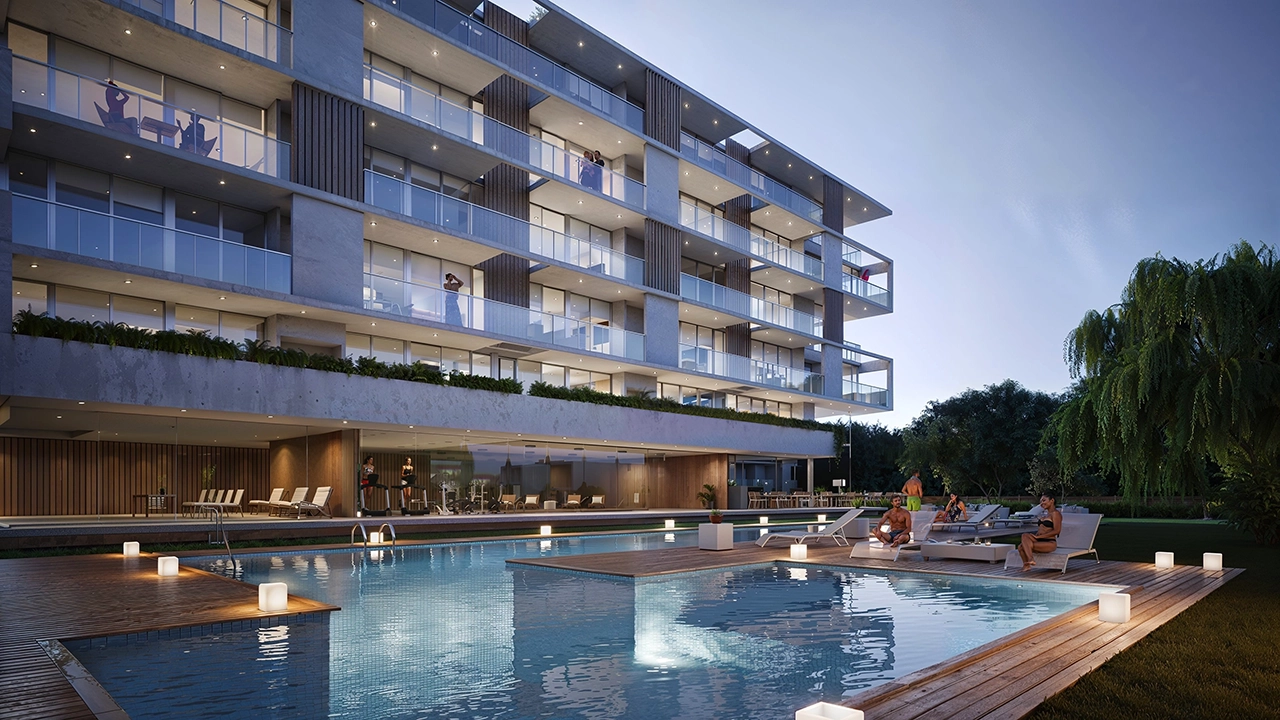 exterior outside  pool piscina noche night argentina uruguay