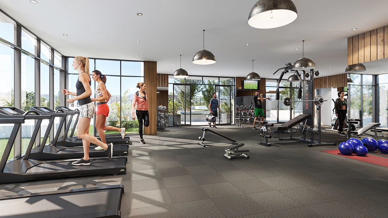 Yorkwoods - State-of-the-Art Fitness Center 3D Rendering